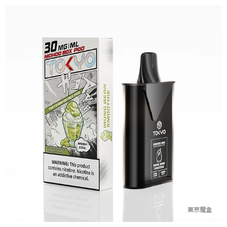 TOKYO MOHOO BOX東京魔盒電子菸煙彈【綠豆冰沙】丨MESH科技升級,12ML大容量、10000口